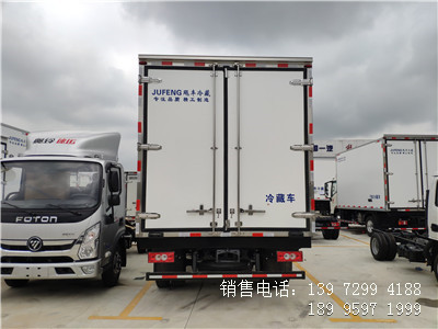 程力国六4米2福田欧马可S3海鲜冷藏车厂家价格图片