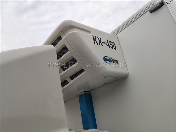 小型蓝牌3米7江淮帅铃E一排半肉钩冷藏车厂家价格配置图片