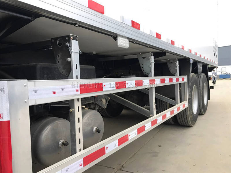 国六大型新款9米6解放JH6前四后八肉钩冷藏车厂家价格配置图片