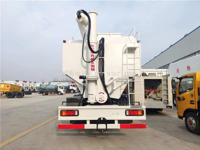 液压22吨东风天龙VL前四后八散装饲料运输车厂家价格配置图片