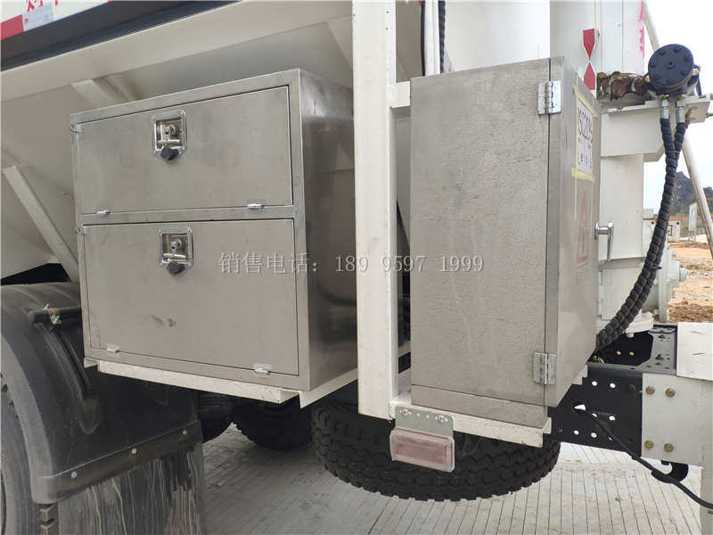 电动24方单桥东风天锦VR散装饲料运输车厂家价格配置图片