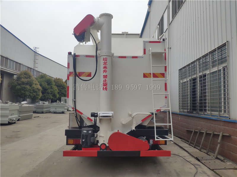 感谢江西老表定购60方11米6半挂散装饲料车-散装饲料车厂家价格