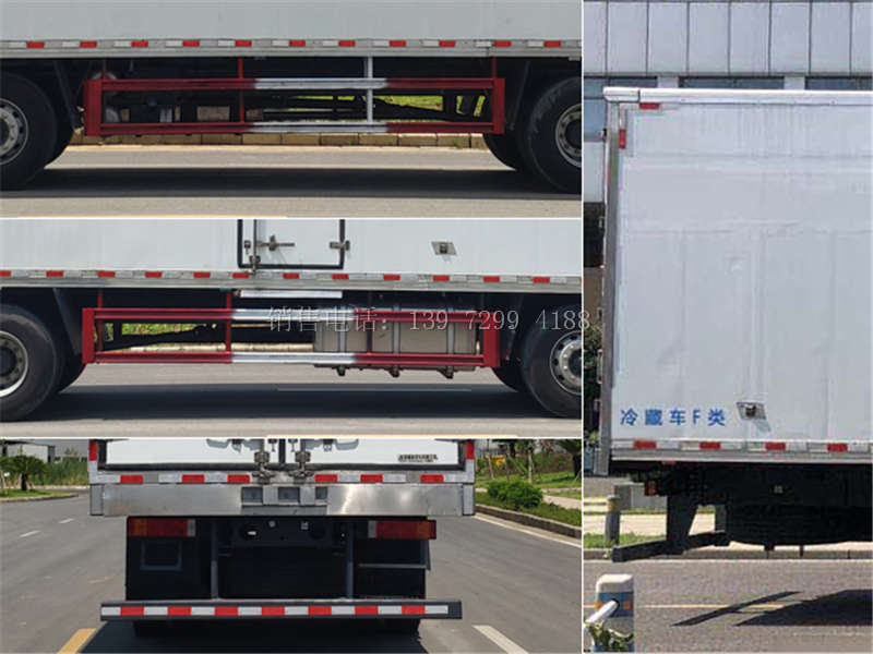 国六柳汽乘龙小三轴9米6冷藏车价格