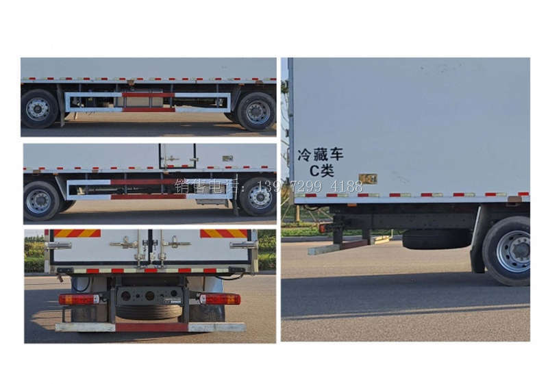 国六重汽豪沃小三轴八米六冷藏车价格