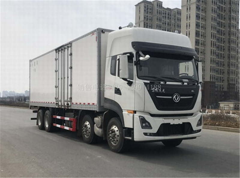 国六东风天龙KL前四后八9米6冷藏车报价