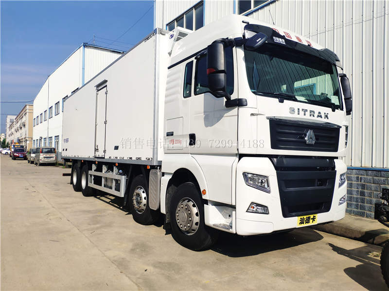 重汽汕德卡9米6冷藏车价格介绍