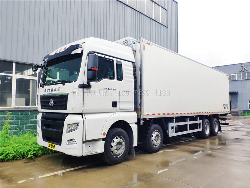 9米6冷藏车新车上市重汽汕德卡