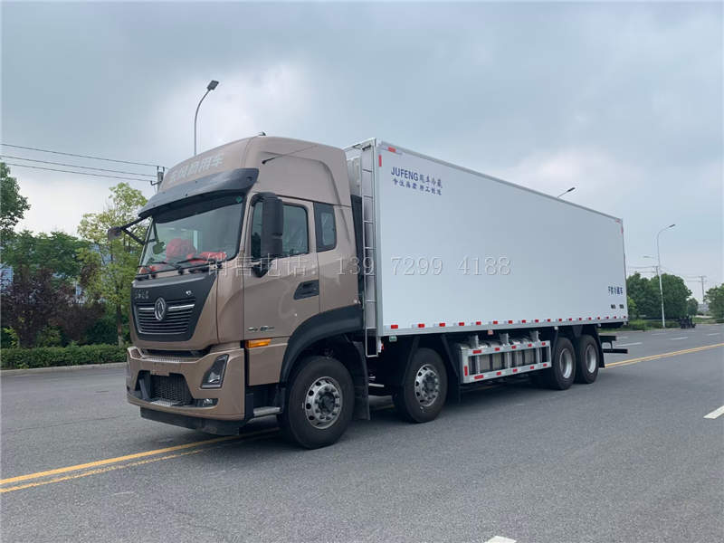 国六9米6东风天龙kl龙擎465马力冷藏车价格