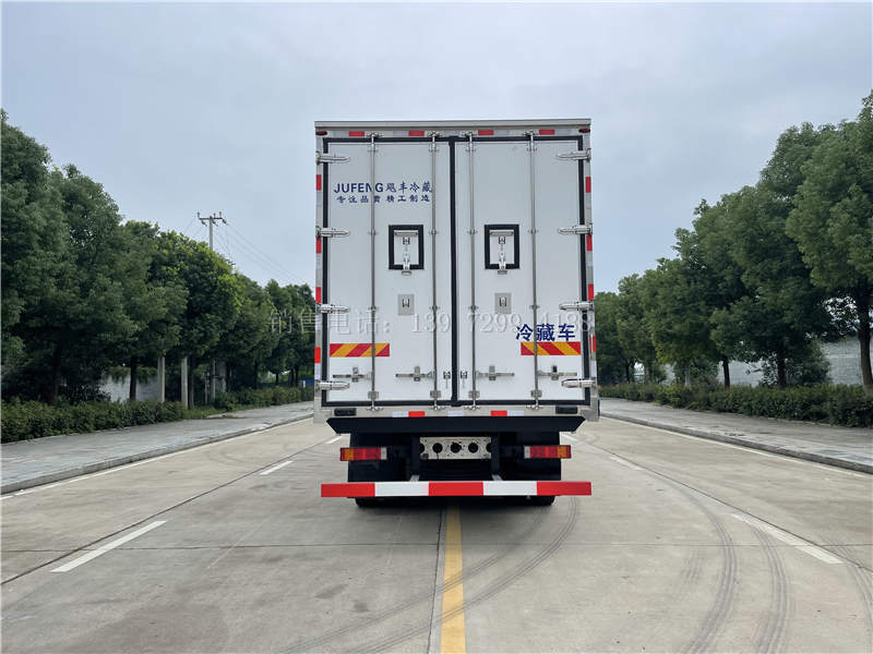 9米6东风天龙肉钩冷藏车多少钱?