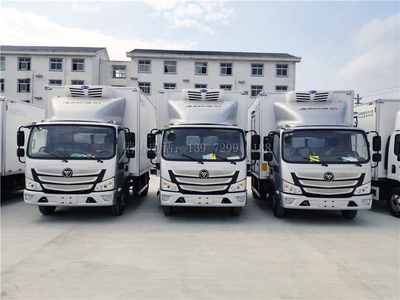 宽体冷藏车4米2欧马可s3
