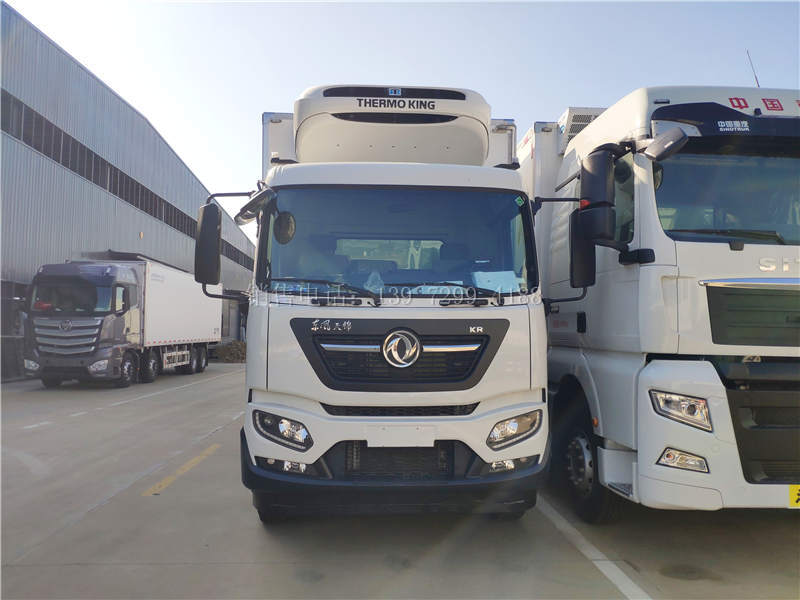 9米6东风天锦KR龙擎300马力小三轴冷藏车价格