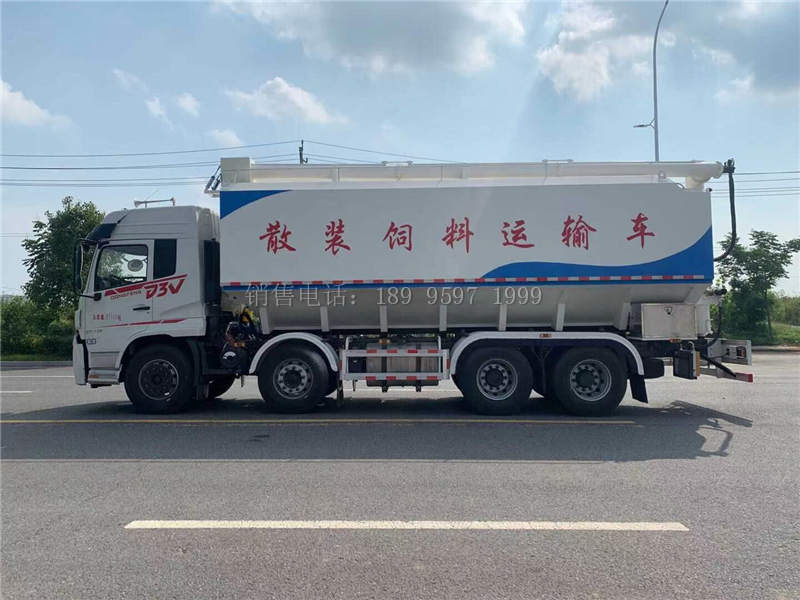 22吨东风畅行D3V前四后八散装饲料运输车价格