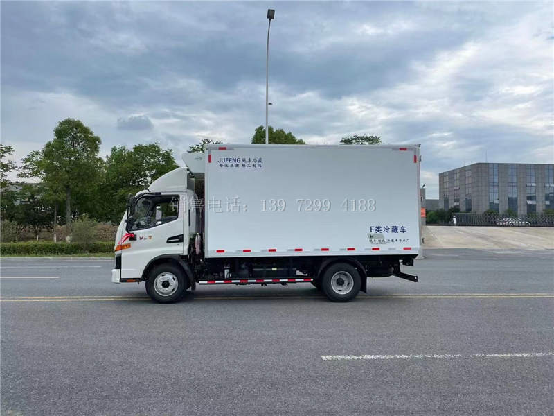 蓝牌4米2江淮骏铃V5冷藏车价格