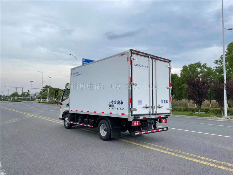 蓝牌4米2江淮骏铃V5冷藏车价格
