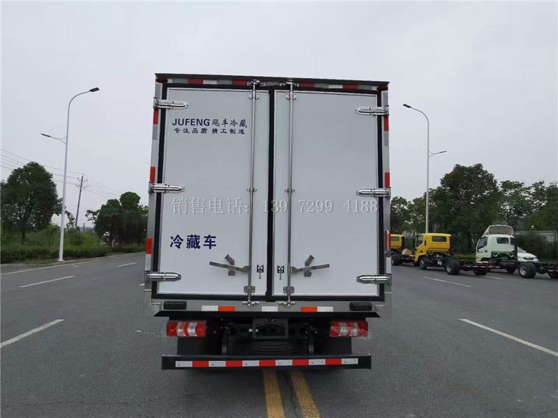 蓝牌4米2江淮骏铃V5冷藏车价格
