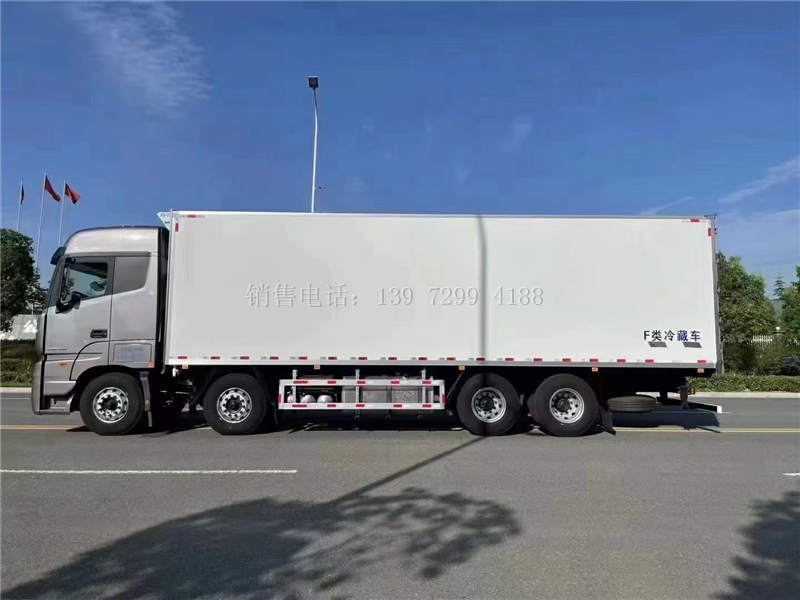 国六9米6福田欧曼EST自动挡前四后八冷藏车价格