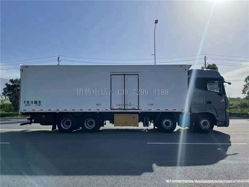 国六9米6福田欧曼EST自动挡前四后八冷藏车价格