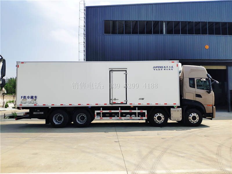 随州飓丰9米6东风天龙KL自动挡冷藏车价格厂家