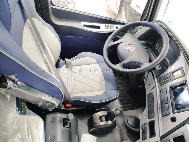 自动挡9米6福田欧曼EST不锈钢肉钩冷链冷藏运输车价格