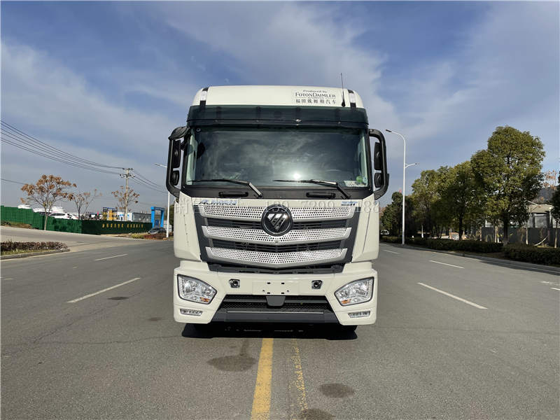 自动挡9米6福田欧曼EST不锈钢肉钩冷链冷藏运输车价格