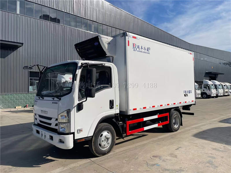 国六4米2庆铃五十铃KV100冷藏运输车价格