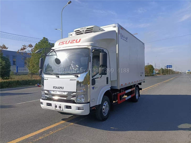 新款4米2五十铃M100冷藏物流运输车厂家价格