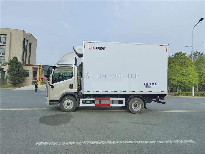 国六新款蓝牌4米2解放领途宽体冷藏运输车价格