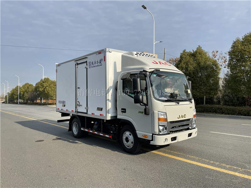 国六3米7江淮帅铃Q3蓝牌冷藏冷链运输车价格