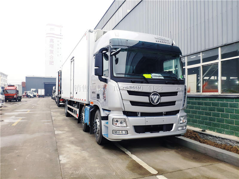 9米6福田欧曼GTL小三轴冷藏运输车价格