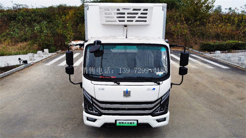 绿牌4米2吉利增程式电动冷藏车报价