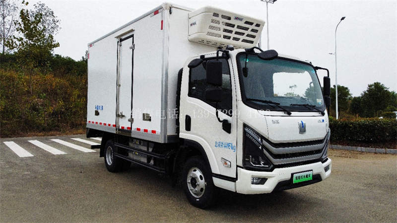 4.2米吉利增程式绿牌电动冷藏车价格