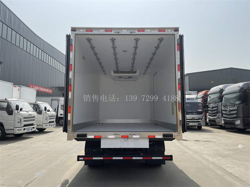 4米2蓝牌福田奥铃捷运冷藏运输车价格