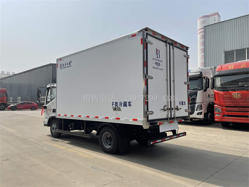 4米2蓝牌福田奥铃捷运冷藏运输车价格
