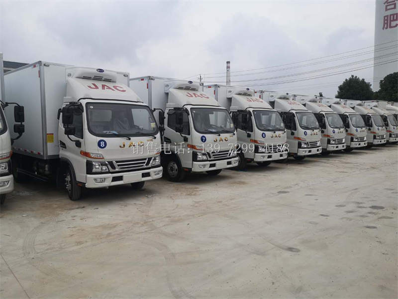 4米2江淮JAC帅铃E国六160马力冷藏车价格