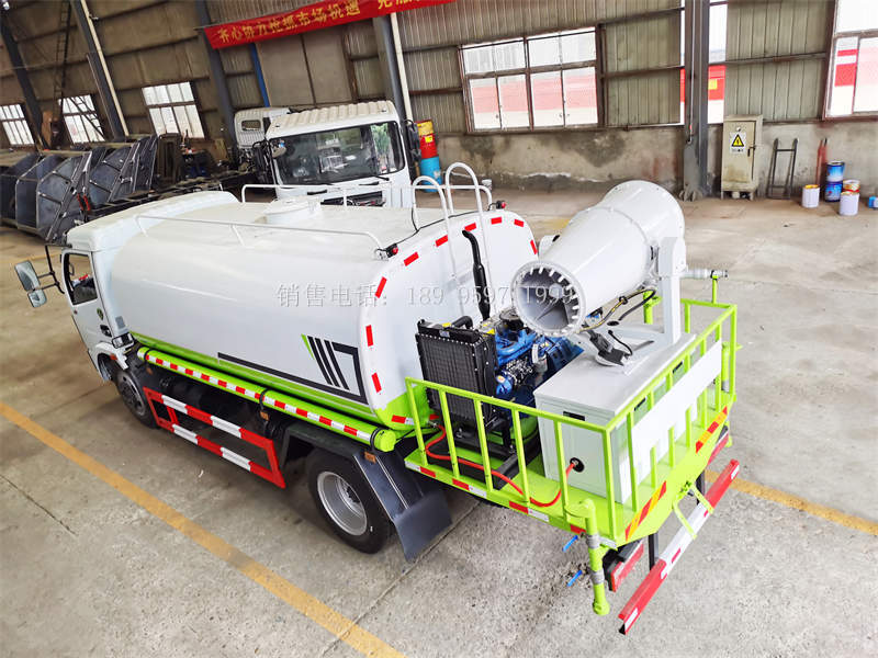 9.8方东风福瑞卡F7雾炮喷雾洒水车价格