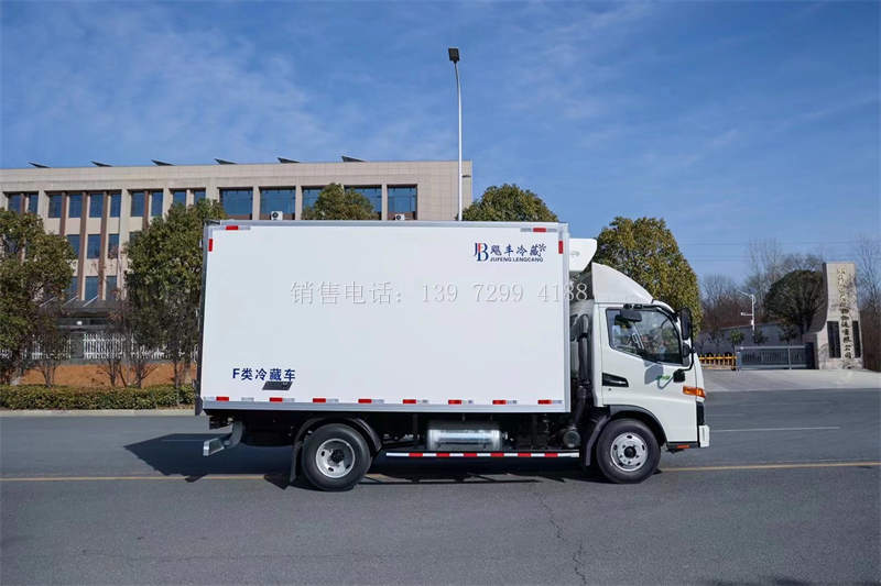 蓝牌4米2江淮帅铃E中体冰博士冷藏运输车价格