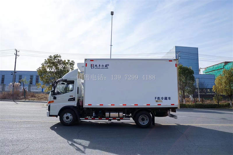 蓝牌4米2江淮帅铃E中体冰博士冷藏运输车价格