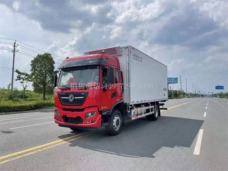 飓丰6米8东风天锦KR冷藏箱式运输车价格