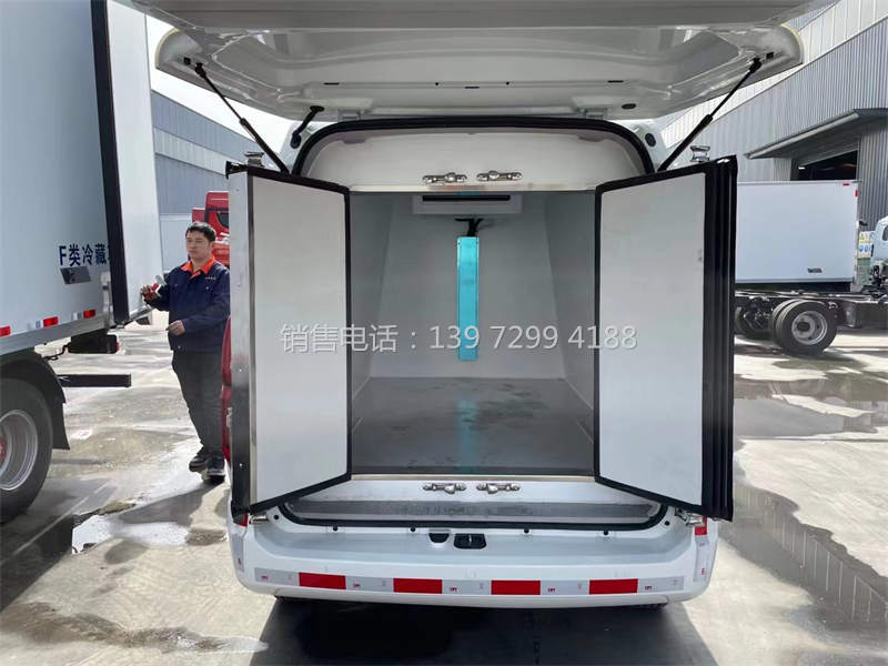 小型金杯新海狮S面包冷藏车价格?多少钱一台?