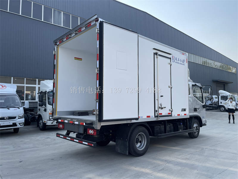 飓丰3.7米福田奥铃速运一排半冷藏车报价