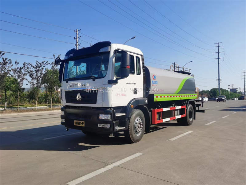 13.6方重汽汕德卡抑尘洒水车价格