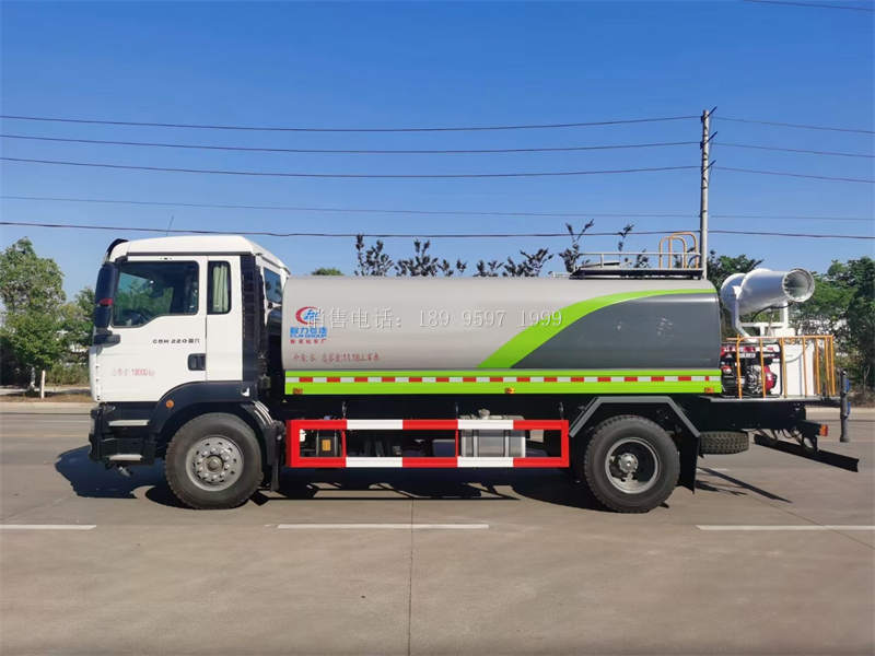 13.6方重汽汕德卡抑尘洒水车价格