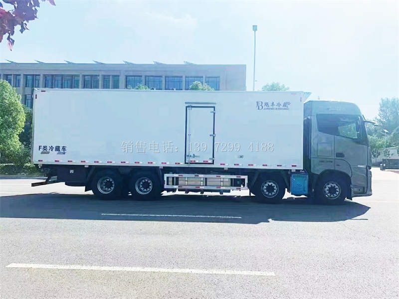 全新9米6福田欧曼银河冷藏厢式车价格