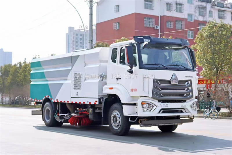 国六重汽‬豪沃NX单桥洗扫车价格