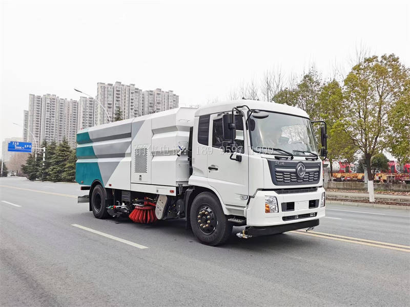 国六东风天锦VR多功能洗扫车报价