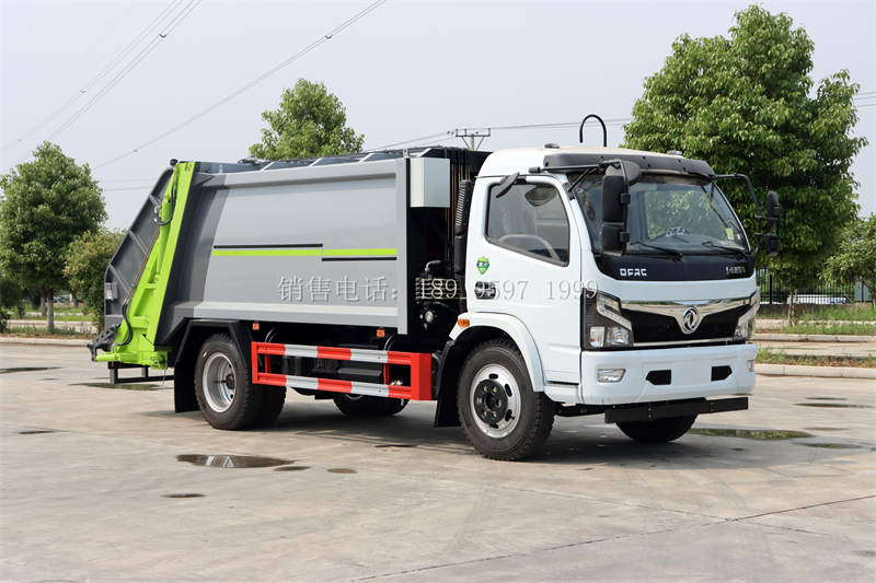 8方东风大福瑞卡F7压缩式垃圾车价格