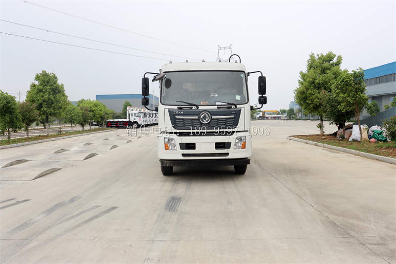 14方东风天锦摆臂垃圾斗式压缩垃圾车价格