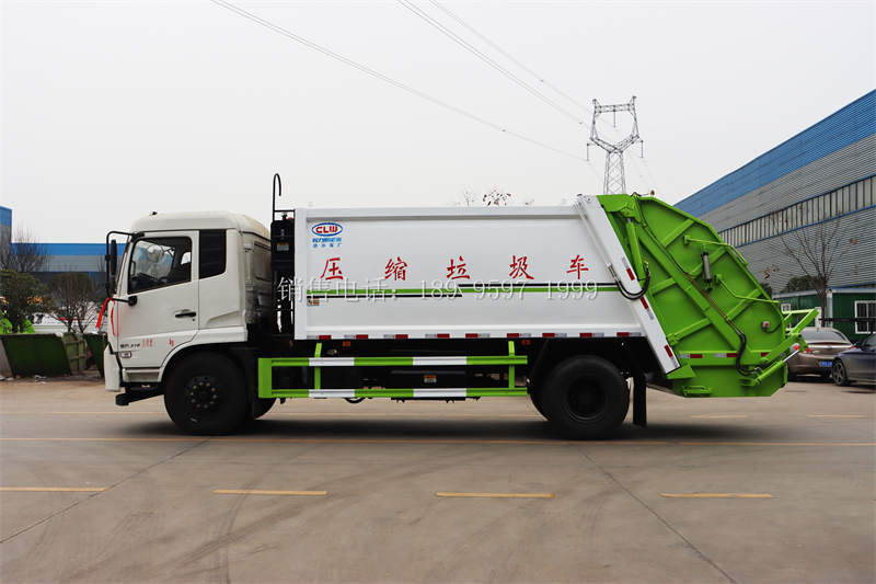 12方东风天锦压缩式垃圾车价格