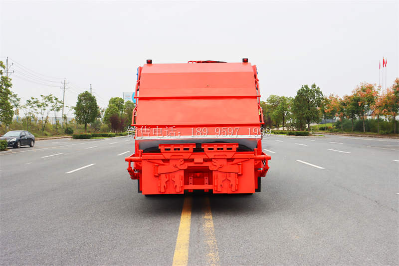 9方东风凯普特翻转架式压缩垃圾车价格