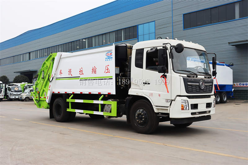 12方东风天锦压缩式垃圾车价格